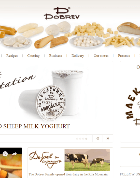 Dobrev web shop is created by Vortexora