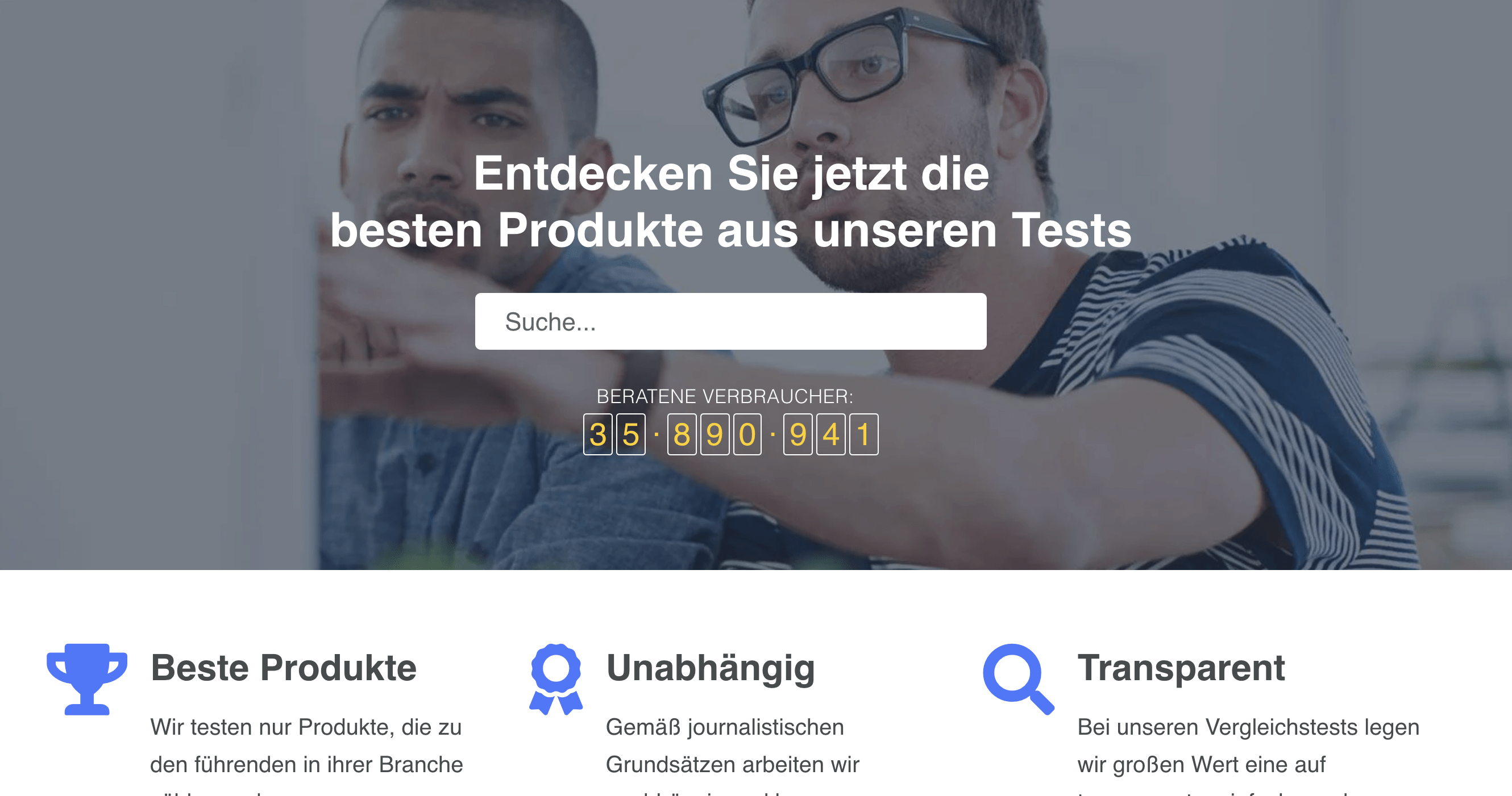 Experten Testen is large compare products in Germany, we connect APIs for easy compares creation
