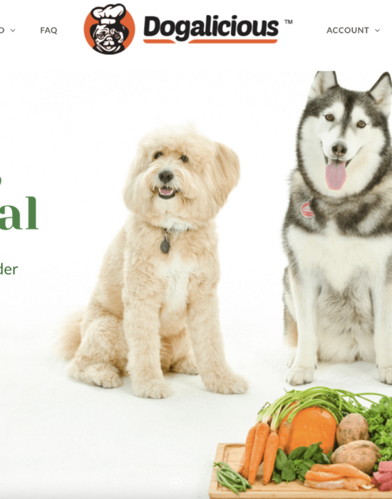 Dogalicious is dog food delivery system created by Vortexora